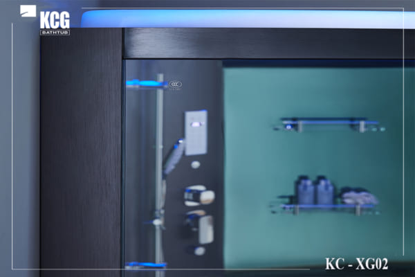 Bộ khung nhôm và phụ kiện bên trong của bồn xông hơi KC - XG02