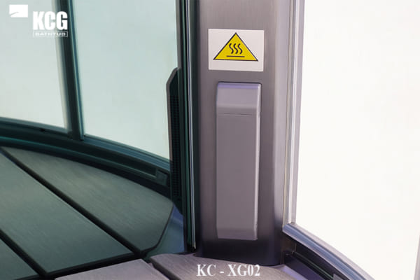 Cửa xả hơi nước bồn xông hơi KC - XG02