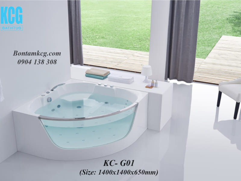 bồn tắm 1m4 KC G01
