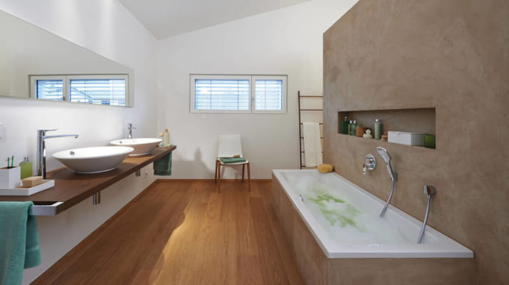 metris 260 basin mixer modern warm bathroom ambiance 16x9