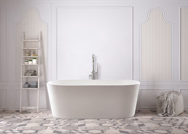 Tùy theo không gian phòng tắm để chọn kích thước bồn tắm oval phù hợp