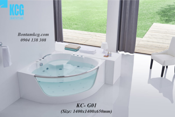 Thiết kế đẳng cấp đến từ bồn tắm góc KC - G01