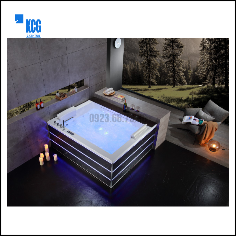 bồn tắm massage đôi KC SD06